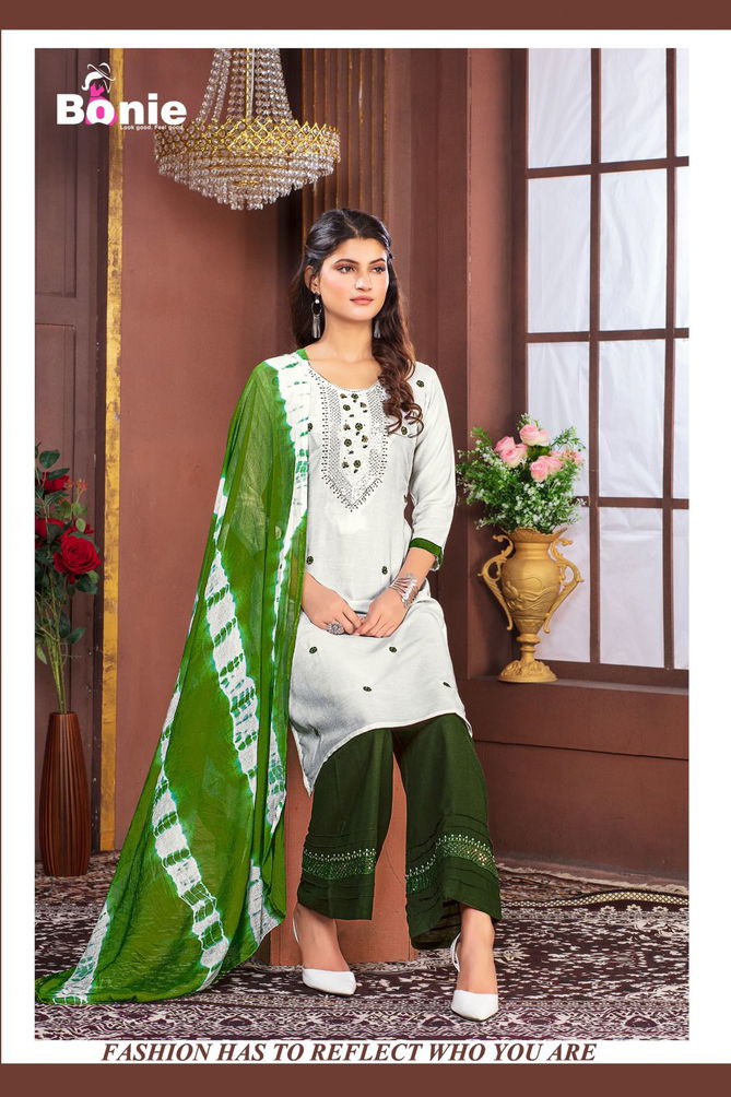 Bonie Stuti Vol 3 Casual Kurti With Bottom Dupatta Collection
